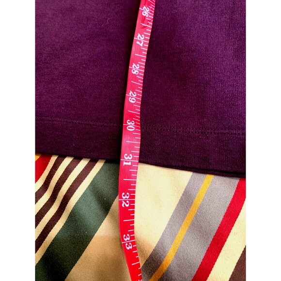 Duluth Trading Women's Ponte Pro Tunic Purple Top Size L Classic Capsule Fall - Picture 6 of 9